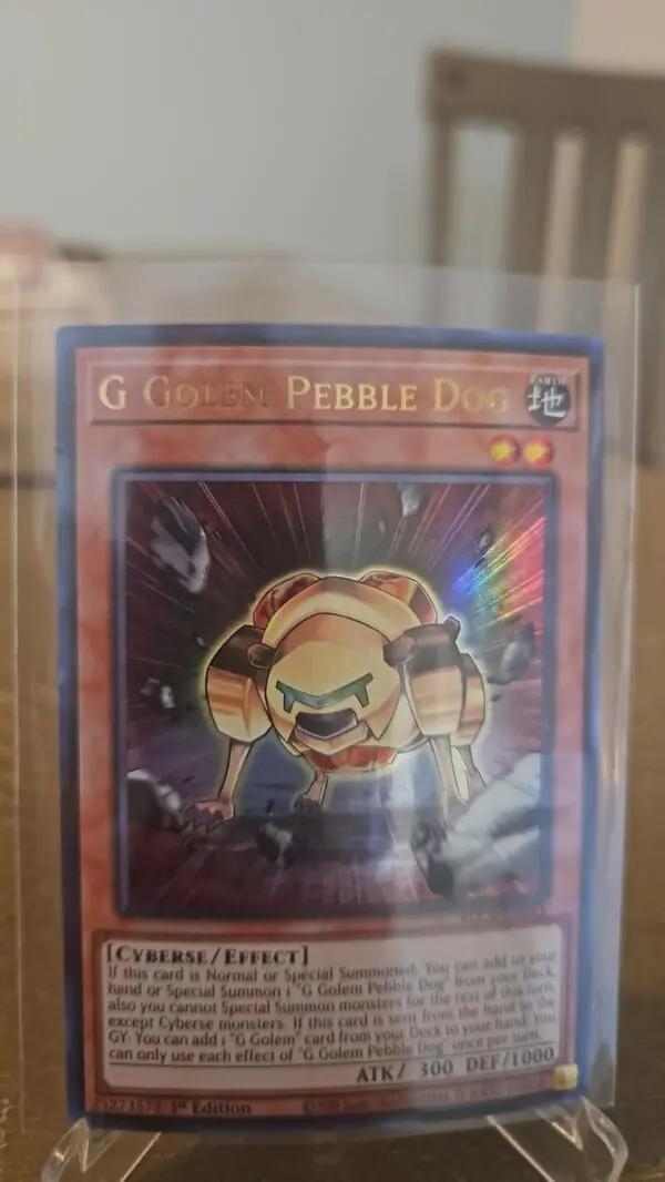 Yugioh! G Golem Pebble Dog - BLCR-EN041 - Ultra Rare - 1st Edition NM