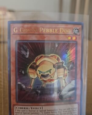 Yugioh! G Golem Pebble Dog - BLCR-EN041 - Ultra Rare - 1st Edition NM