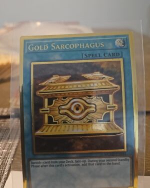 Gold Sarcophagus MGED-EN041 Premium Gold Rare 1st Edition Yugioh