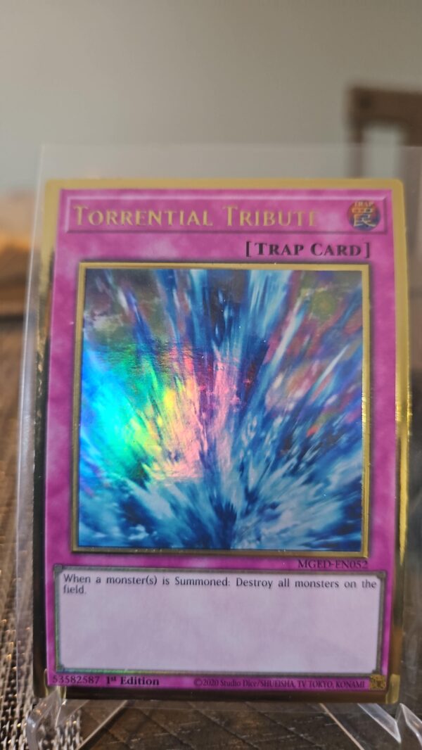 Torrential Tribute - MGED-EN052 - Premium Gold Rare - NM