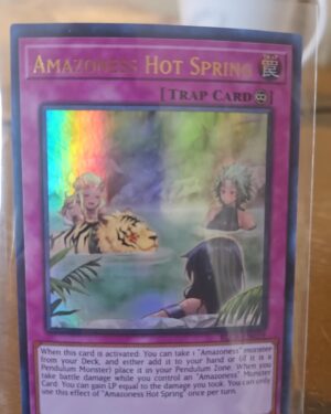 Yu Gi Oh - Amazoness Hot Spring (BLCR-EN039) 1st Edition (NM)