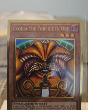YuGiOh Exodia the Forbidden One Gold Rare 1st Edition MGED-EN005