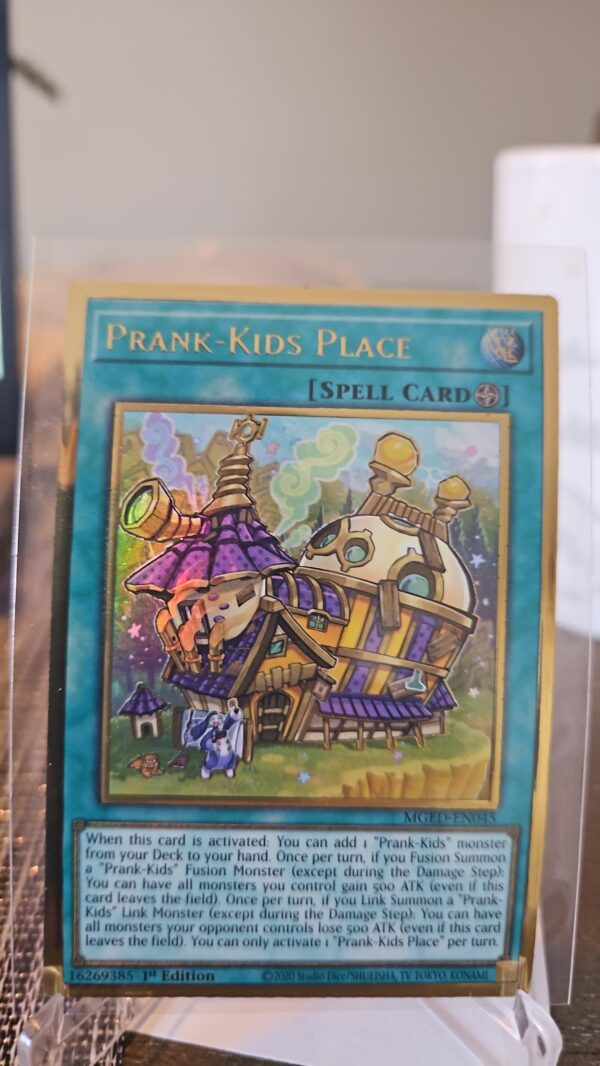 Prank-Kids Place 1st Edition Premium Gold Rare MGED-EN045 Yu-Gi-Oh!