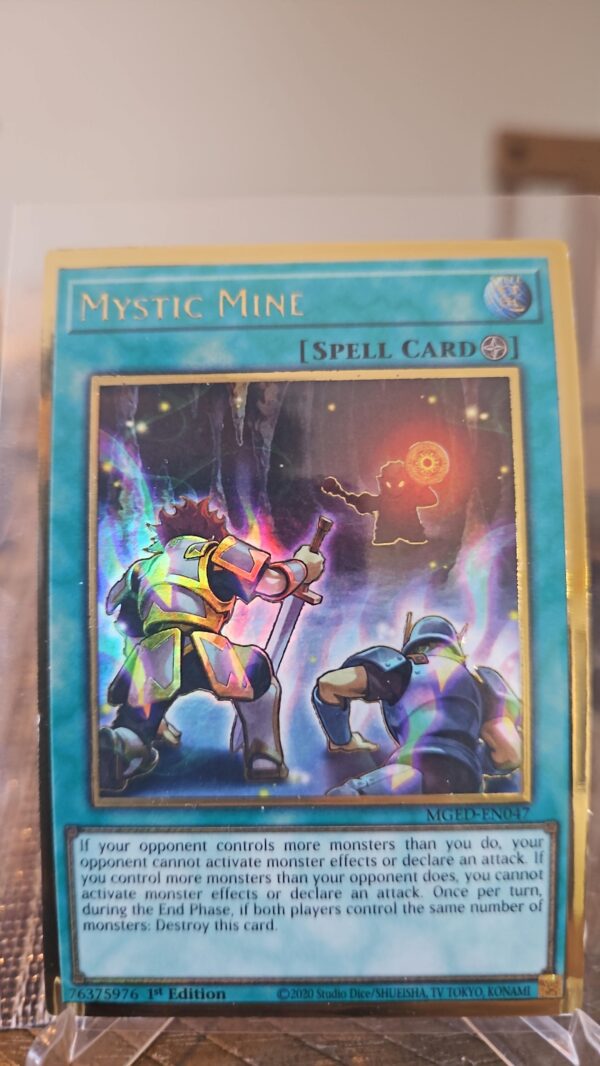 Yu-Gi-Oh! Mystic Mine MGED-EN047 1st Edition Premium Gold Rare NM