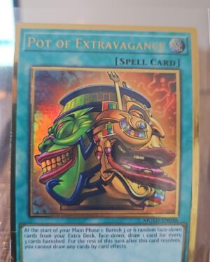 Yugioh - Pot of Extravagance - MGED-EN046 - Premium Gold Rare - 1st - NM