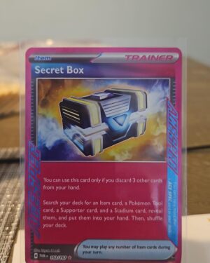 Pokémon TCG Secret Box 163/167 Twilight Masquerade SPEC Rare card displayed in near mint condition, showcasing exclusive SPEC rare design, detailed illustration, and collectible finish for fans.