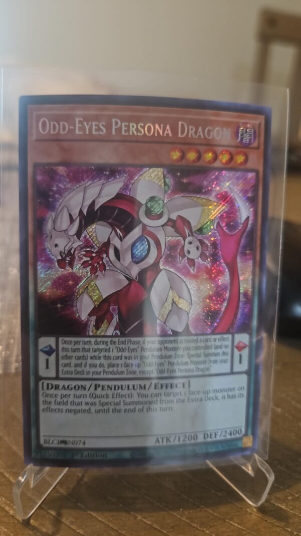 Yugioh TCG Odd-Eyes Persona Dragon BLCR-074 Secret Rare 1st Ed NM-Mint