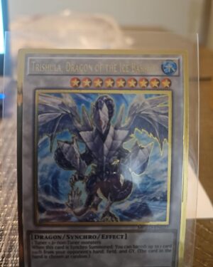 Yugioh Trishula, Dragon of the Ice Barrier Gold MGED-EN027 1st Ed Near Mint