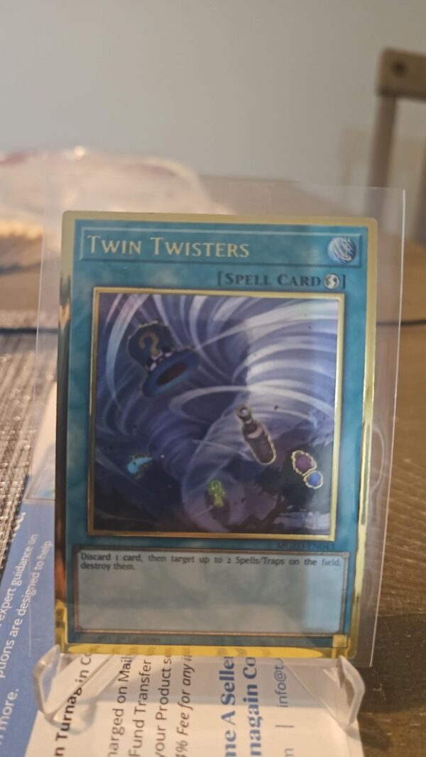 Yugioh Twin Twisters MGED-EN043 Gold Rare 1st Ed NM