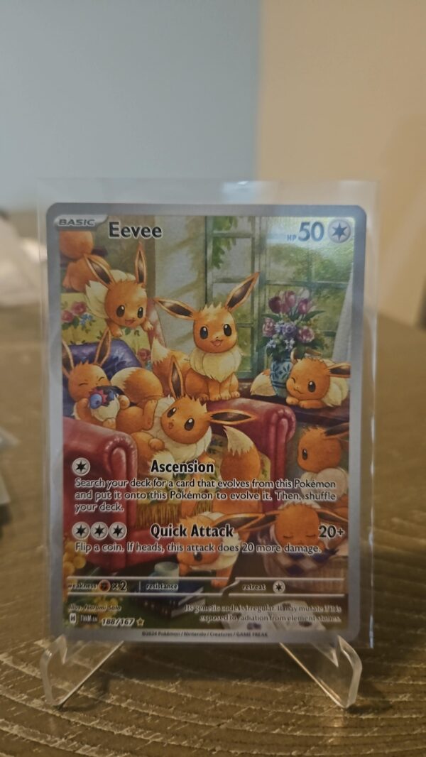 Eevee - 188/167 - Twilight Masquerade Illustration Rare Pokemon Card