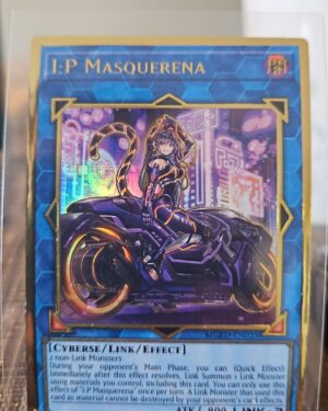 Yugioh! I:P Masquerena (Alternate Art) - MGED-EN035 - Premium Gold Rare - 1st
