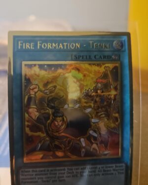 Yugioh Fire Formation - Tenki MGED-EN042 Premium Gold Rare 1st Ed NM