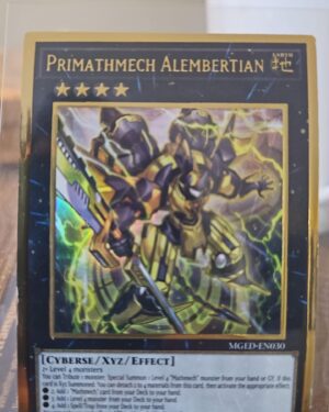 Yugioh Primathmech Alembertian MGED-EN030 Gold Rare 1st Ed NM