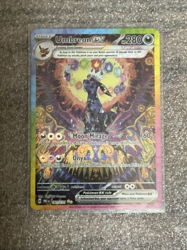 Pokemon TCG | Prismatic Evolutions 161/131 Umbreon EX Special Illustration Rare