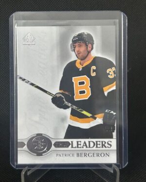 2020-21 SP Authentic True Leaders Patrice Bergeron #TL-PB Boston Bruins