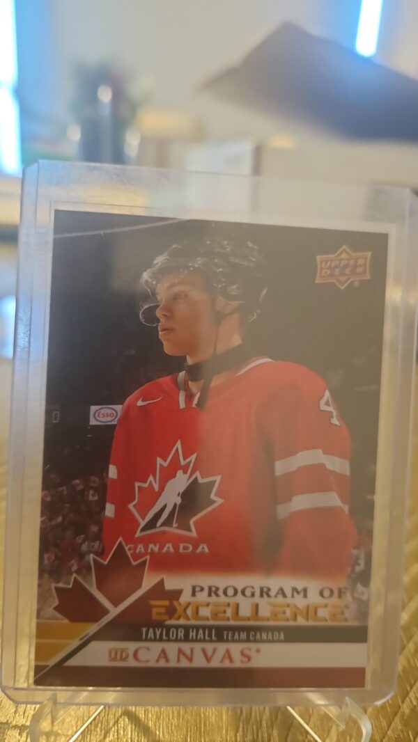 Taylor Hall, 2020-21 Upper Deck Program of Excellence Canvas #C270 - Canada