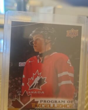 2020-21 Upper Deck Program of Excellence Canvas Taylor Hall #C270, Team Canada insert, Canvas Program of Excellence, Upper Deck hockey
