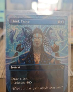 Think Twice - Borderless Foil - Foundations - Magic the Gathering