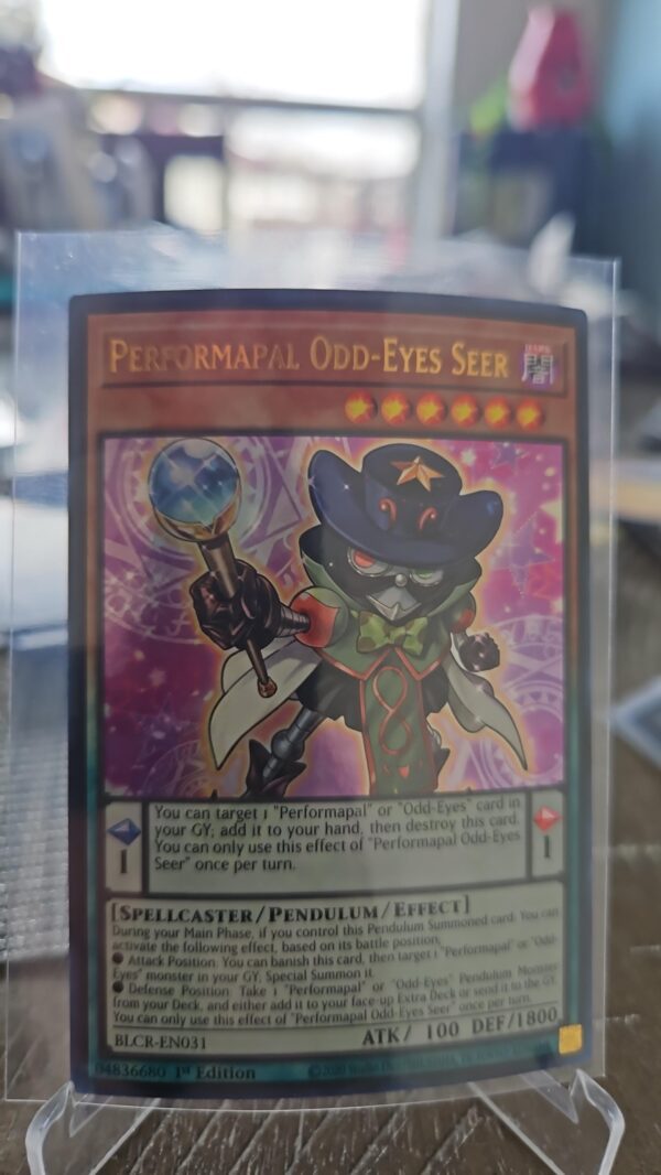 Performapal Odd-Eyes Seer - BLCR-EN031 - NM - Ultra Rare - 1st ed - Yugioh