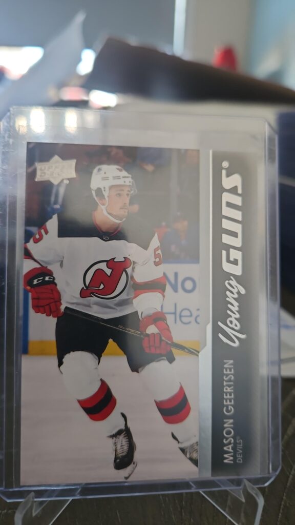 Mason Geertsen, 2021-22 Upper Deck Series 2, Young Guns, Rookie Card, #470