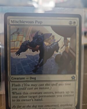 Mischievous Pup (Foil) - Foundations - Magic the Gathering (MTG)