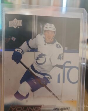 Cole Koepke, 2022-23 Upper Deck Series 2, Young Guns, Rookie Card, #484, Tampa Bay Lightning, NHL