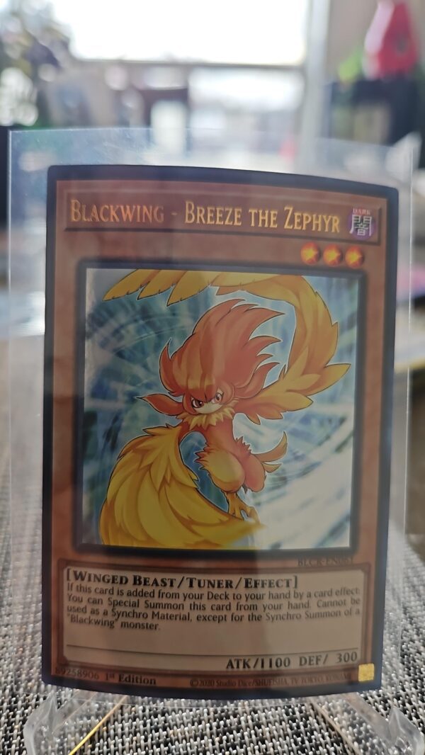 Blackwing - Breeze the Zephyr - BLCR-EN061 - Ultra Rare - 1st Edition NM YuGiOh!