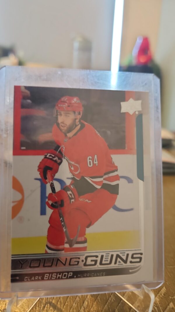 2018-19 Upper Deck Young Guns Clark Bishop Rookie Carolina Hurricanes #494