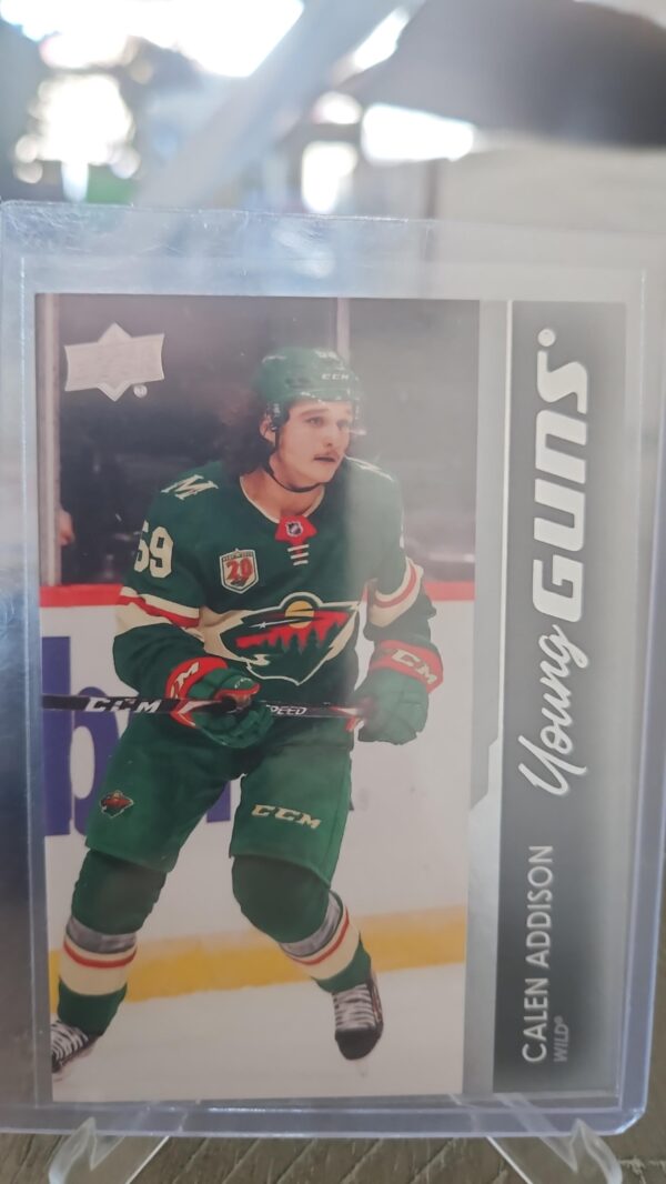 2021-22 Upper Deck Series 1 Young Guns Calen Addison Card# 227