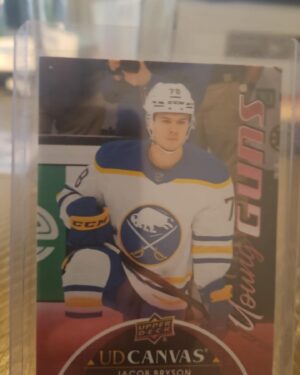 2021-22 Upper Deck Series 2 Young Guns Canvas Jacob Bryson #C101 PSA