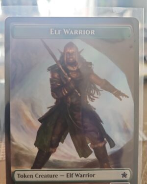 Elf Warrior / Raccoon (19/20) Doubled-Sided Token - Foundations - MTG