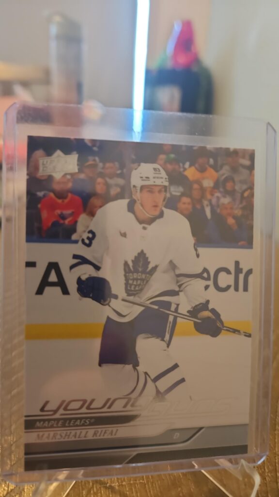 Marshall Rifai, 2024-25 Upper Deck Series 1, Young Guns, Rookie Card, #237, Toronto Maple Leafs, NHL