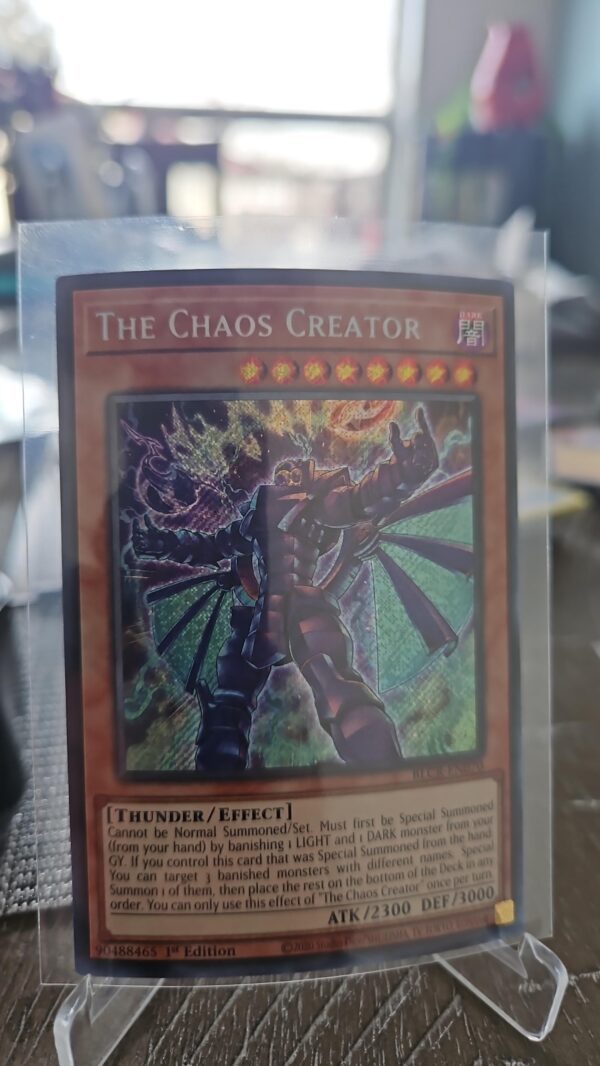 Yugioh The Chaos Creator BLCR-EN070 Secret Rare 1st Ed NM