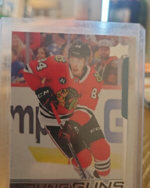 Alexandre Fortin, 2018-19 Upper Deck Series 2, Young Guns, Rookie Card, #490, Chicago Blackhawks, NHL