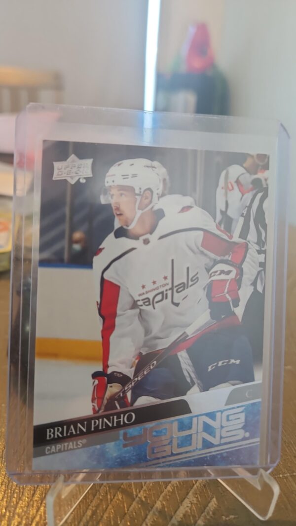 2020-21 NHL Upper Deck Young Guns #475 Brian Pinho Washington Capitals