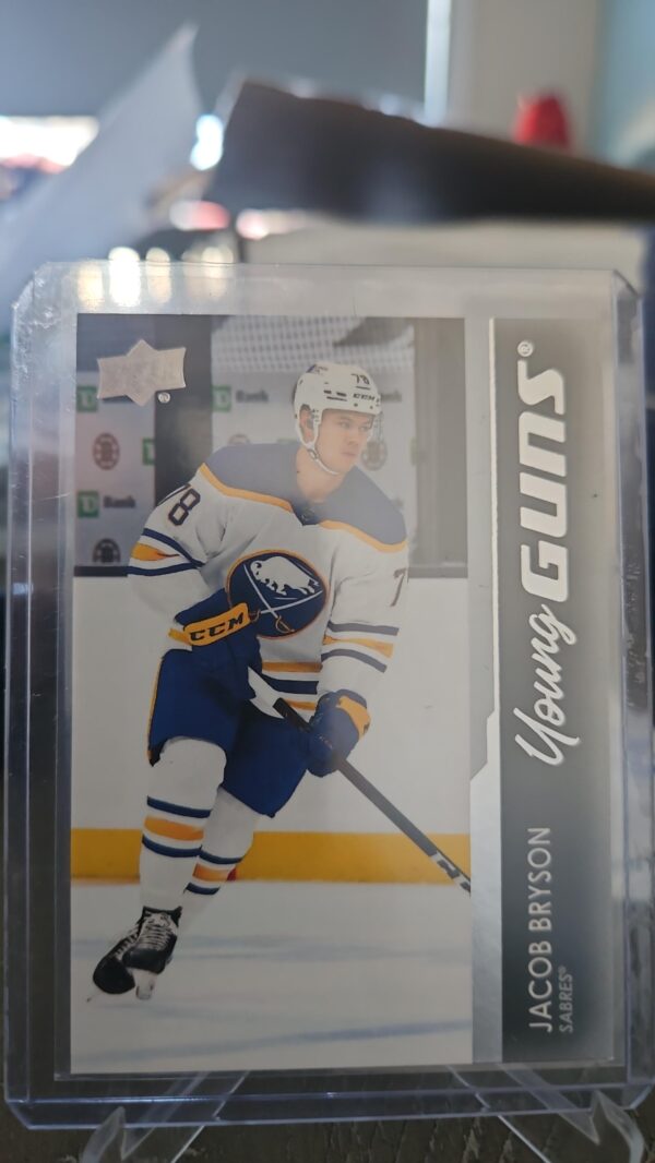 Jacob Bryson 2021-22 Upper Deck Series 1 Young Guns Rookie #248 Buffalo Sabres