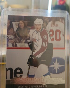Dennis Everberg Young Guns rookie card 2014-15 Upper Deck #217 Colorado Avalanche