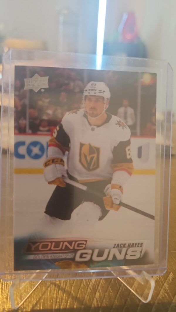 2022-23 ZACK HAYES Young Guns #242 Vegas Golden Knights Rookie