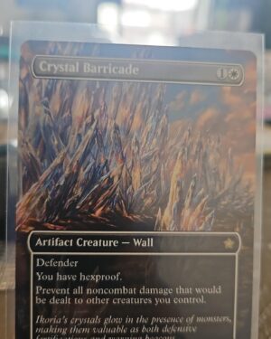 MTG Magic the Gathering Crystal Barricade (296/789) Foundations LP