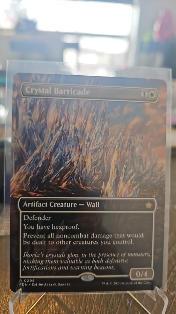 MTG Magic the Gathering Crystal Barricade (296/789) Foundations LP