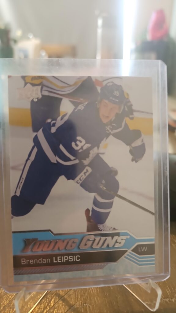 Brendan Leipsic, 2016-17 Upper Deck Series 2, Young Guns, Rookie Card, #499, Toronto Maple Leafs, NHL