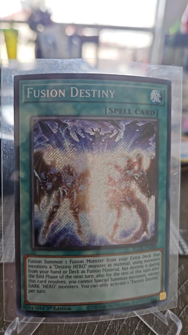 Yugioh Fusion Destiny BLCR-EN088 Secret Rare 1st Ed