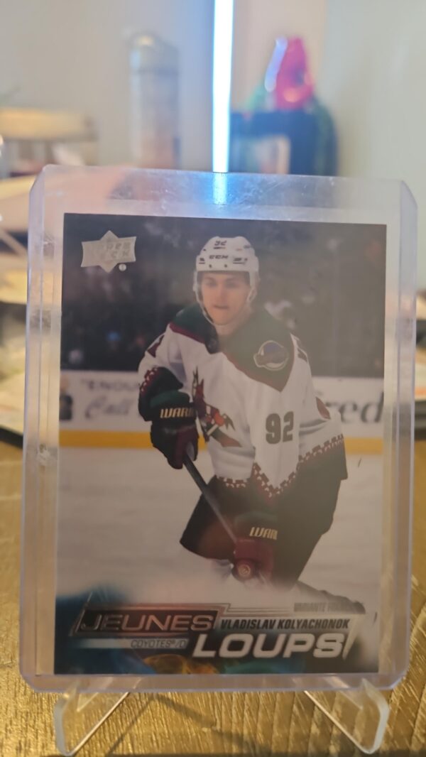 22-23 Upper Deck Vladislav Kolyachonok Young Guns FRENCH Coyotes 2022