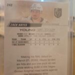 2022-23 ZACK HAYES Young Guns #242 Vegas Golden Knights Rookie - Image 2