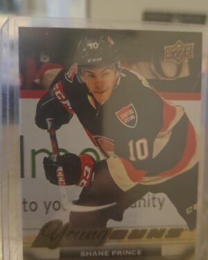 Shane Prince 2015-16 Upper Deck Series 2 Young Guns Canvas #C232 rookie card, a prized collectible for Ottawa Senators fans.