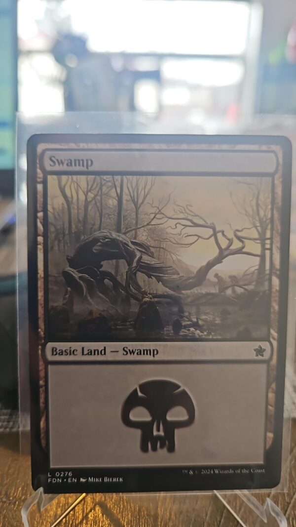 Swamp (276) - Basic Land MTG Foundations NM Magic