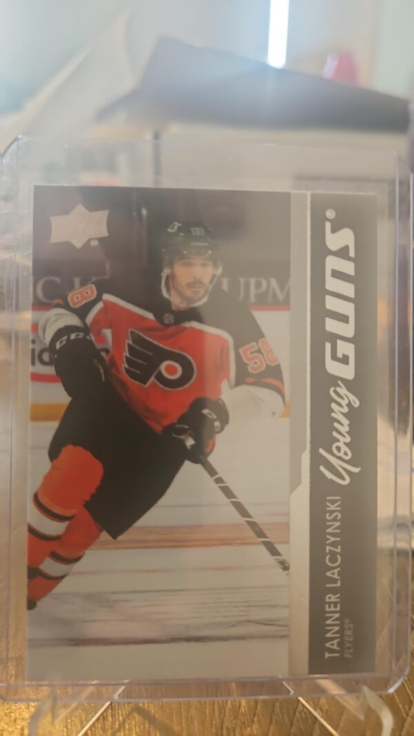 2021-22 Upper Deck Young Guns Tanner Laczynski Rookie Philadelphia Flyers #236