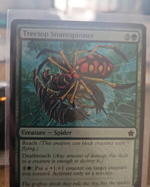 MTG Magic the Gathering Treetop Snarespinner (114/789) Foundations LP FOIL