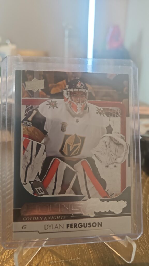 Dylan Ferguson, 2017-18 Upper Deck Series 2, Young Guns, Rookie Card, #488, Vegas Golden Knights, NHL