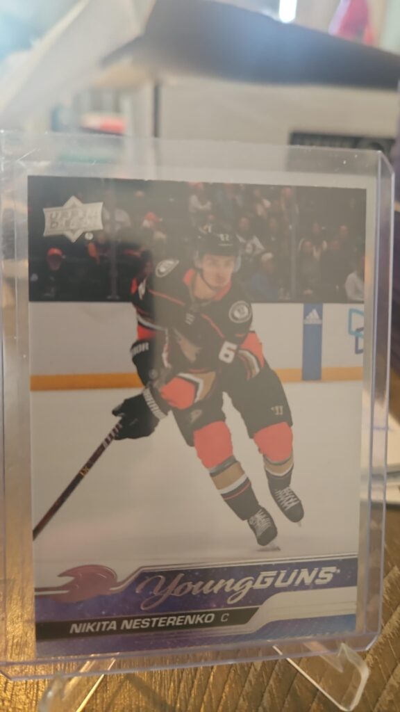 Nikita Nesterenko, 2023-24 Upper Deck Series 1, Young Guns, Rookie Card, #230, Anaheim Ducks, NHL